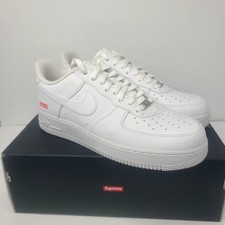 Nike Air Force 1 Low Supreme White Men's CU9225-100 Size 11.5