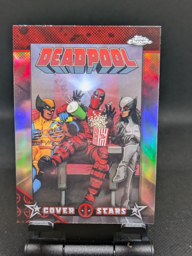 2025 Topps Chrome Marvel- Deadpool & Wolverine  Cover Stars #CS-21 Refractor