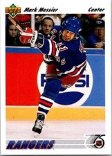 Mark Messier - 1991-92 Upper Deck - # 545 - Rangers