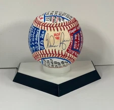 Nolan Ryan Signed OAL Baseball, VCBC SuperStats, Hand Painted, JSA, 7-No Hitters