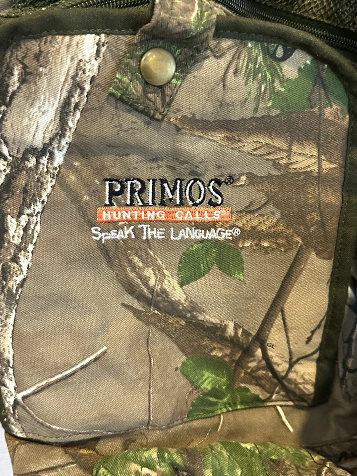 Primos Rocker Strap Turkey Vest Mossy Oak Obsession FlipDown Lounge Seat XL-2XL - Image 2 of 4