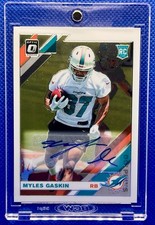 2019 Panini Donruss Optic - Rookies Myles Gaskin #131 Autographs /60 (AU, RC)
