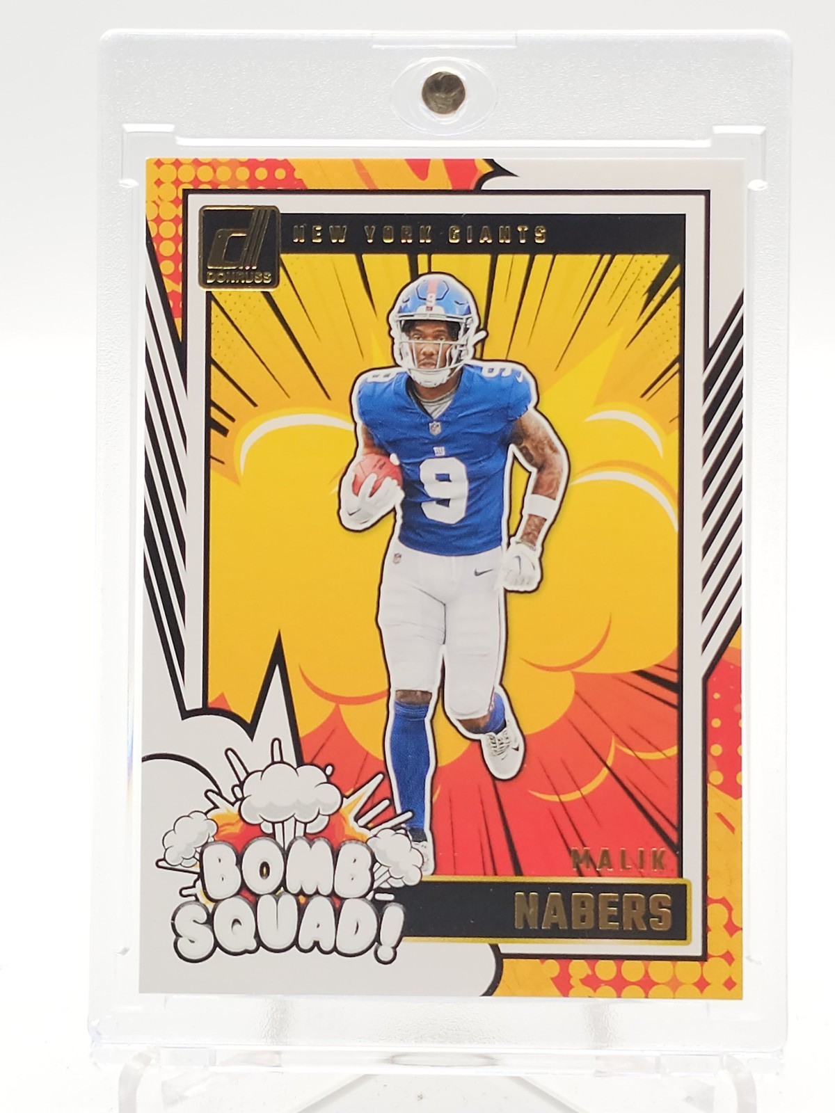 Malik Nabers Panini Donruss Bomb Squad #25 Base