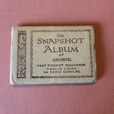 Vintage 1930er Fotoalbum - Arundel Castle & Town Schnappschüsse, West Sussex Geschichte