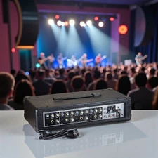 Rockville RPM45 2400w Powered 4 Channel Mixer/Amplifier w USB/EQ/Effects/Phantom