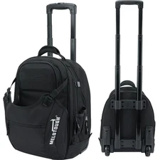 Rolling Tool Bag with Wheels,Large Heavy Duty Rolling Tool Bag for Men with 3...