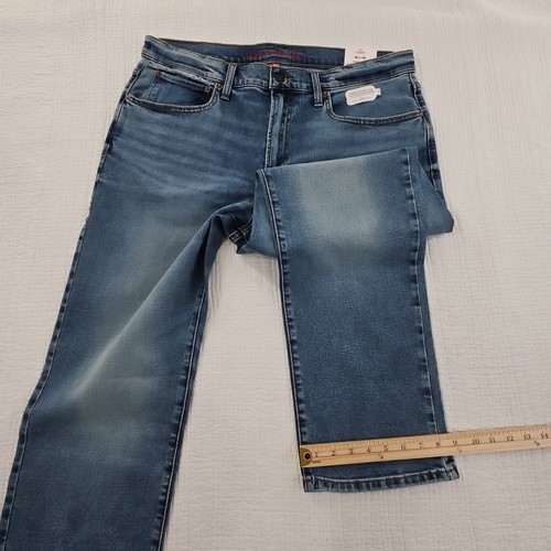 Lucky Brand 223 Straight Jeans Men's 38x30 Med Wash Stretch Denim Classic NEW - Picture 21 of 22
