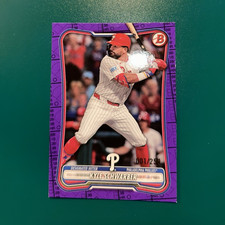 Topps 2024 Bowman Kyle Schwarber #89 Orange Border Parallel 01/250Phillies