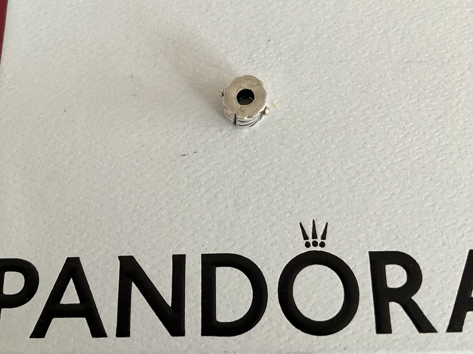 Pandora Charm Clip Bicolor Strahlen 925 Silber Sonne Gold Sehr Guter Zustand - Bild 3 von 4