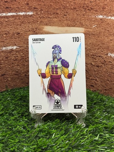 2025 Bo Jackson Battle Arena Update 1st Edition Ice Foil #BLBF216 Sabotage