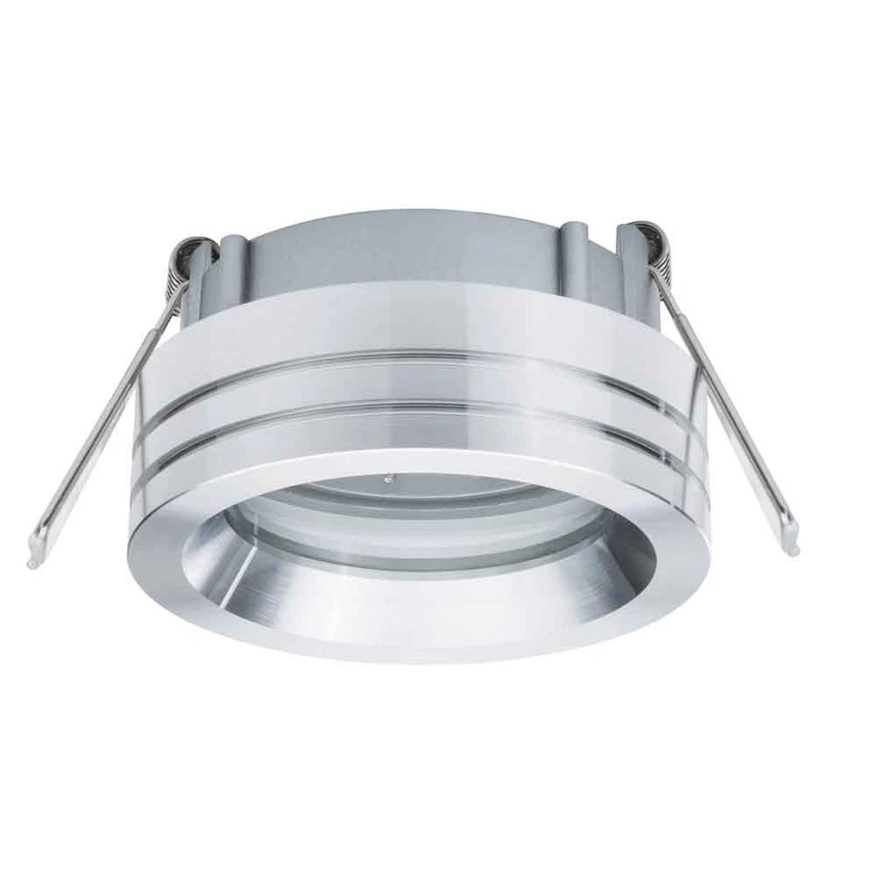 3 X Paulmann Luci da Incasso Set Spot Curl Orientabile Alluminio IP23 Max. 35W - Immagine 2 di 4