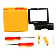 Orange Housing Shell Case for GBA SP Gameboy Advance SP- Colors Buttons Optional
