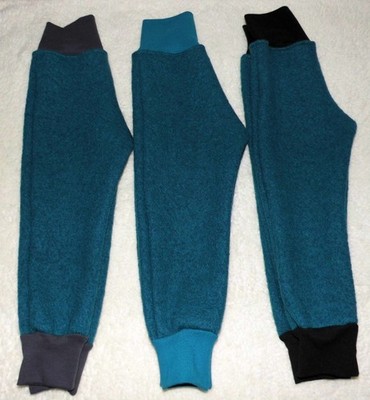 Walkhose   Wollwalk Hose   Herbst - Winter   Unifarben Petrol   handmade