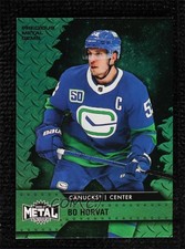2020-21 Skybox Metal Universe PMG Green 1/100 Bo Horvat #94 f8q