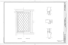 10. Typical window - Tan-Y-Deri, Taliesin, Spring Green, Sauk County, WI
