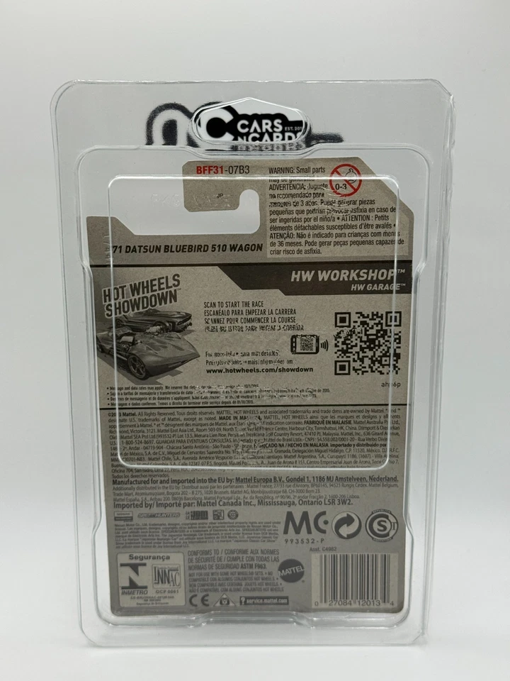 2014 Hot Wheels HW Workshop Datsun Bluebird 510 Super Treasure Hunt W/Protector - Image 2 of 4