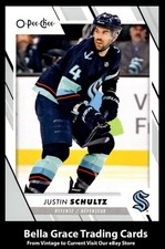 2023-24 O-Pee-Chee Justin Schultz #335 Seattle Kraken NHL Hockey 