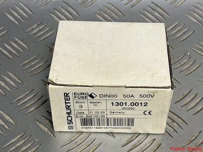 Schurter 1301.0012 Eurofuse DIN00 50A 500V