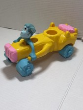 Hanna-Barbera 1986 Fred Flintstone Kids Dreamchip limusina coche Coleco juguete de colección