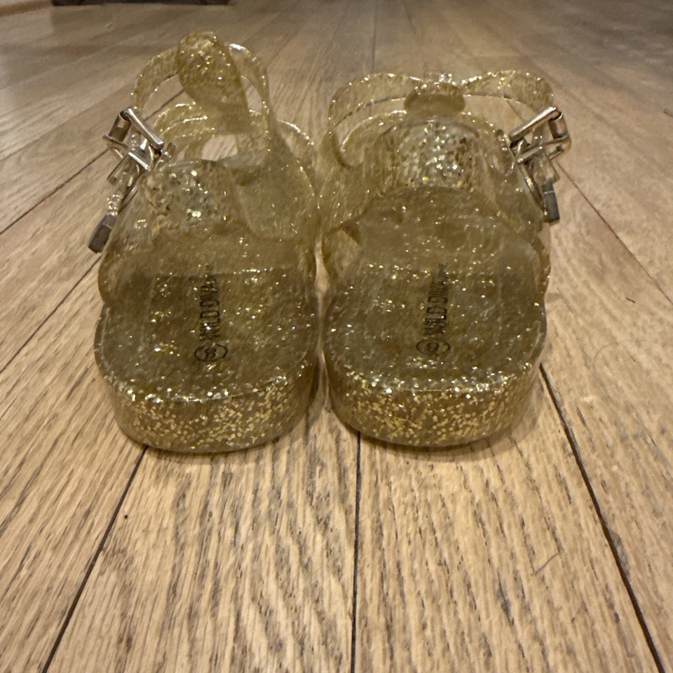 Wild Diva Fisherman Jellies Gold Glitter Size 8 - Image 4 of 4