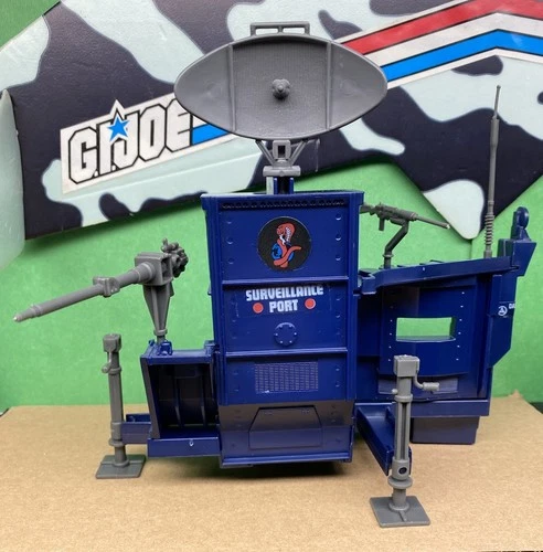 1986 GI Joe Cobra Surveillance Port Set 100% Complete & Unbroken Hasbro Vintage
