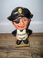 1960s Vintage Pittsburgh Pirates Gold Square Base Bobblehead - NICE! Baseball