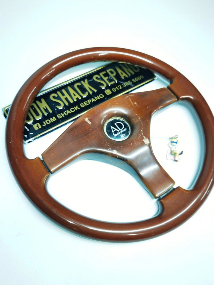 TOYOTA ALTEZZA DISEGNO WOODEN STEERING WHEEL RARE - Image 2 of 4