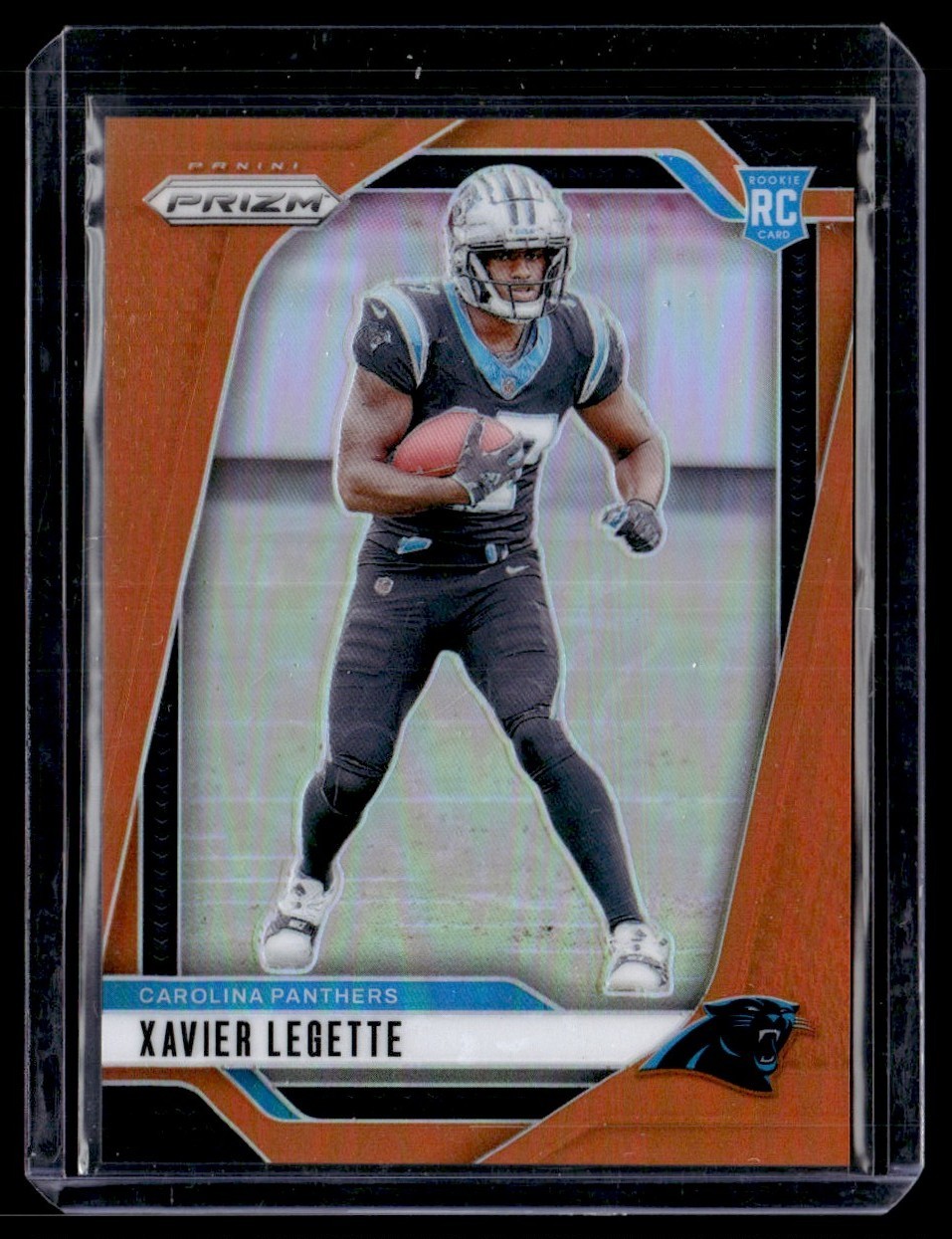 2024 Panini Prizm Orange Xavier Legette Rookie 026/249 Carolina Panthers #398