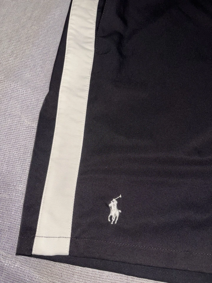 Pantalones Cortos Vintage Polo Ralph Lauren Poliéster Baúles Baloncesto Cortavientos Años 90 Y2K Foto 3 de 4