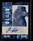 (8219) Tim Hardaway 2017-18 Prestige Old School Signatures Crystal Auto Heat