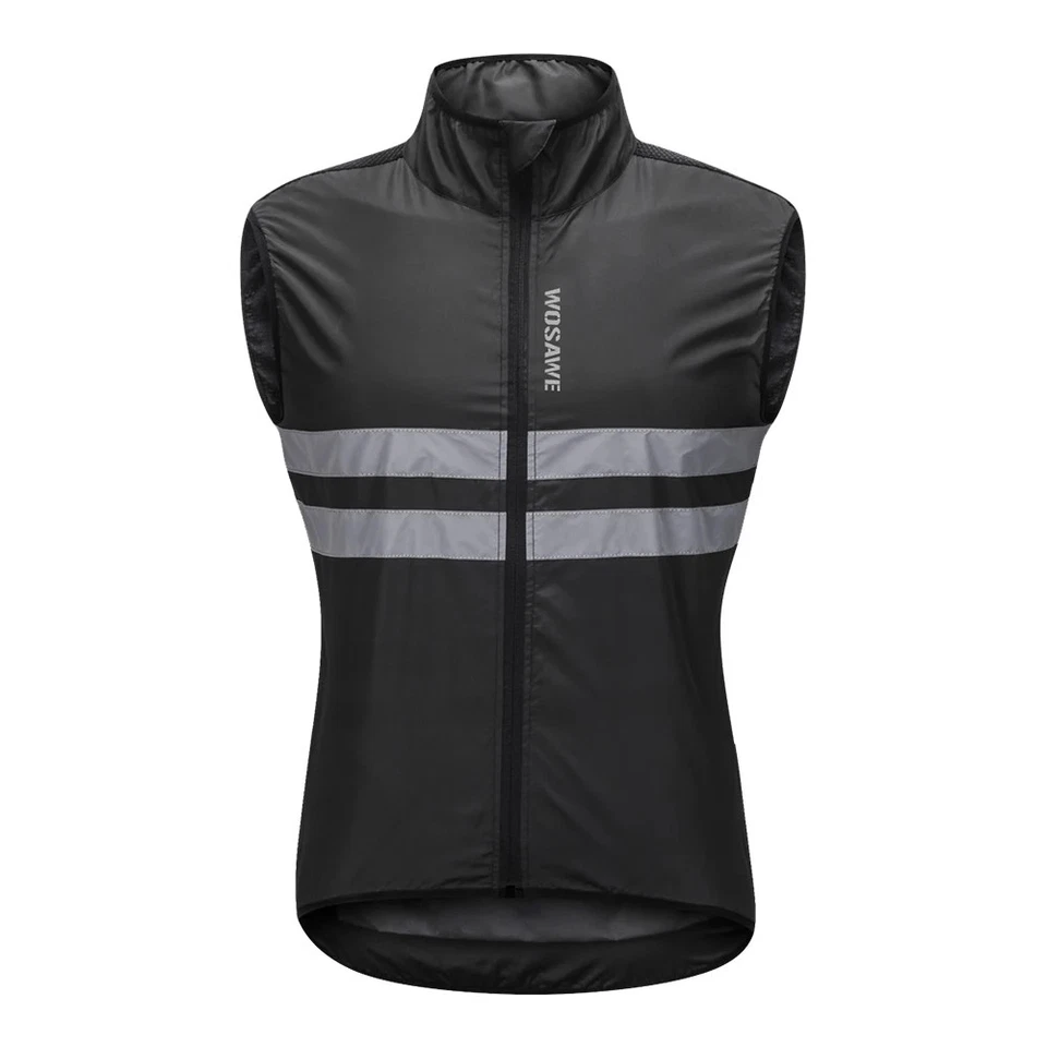 Quick Dry Cycling Vest Windproof Gilet Water-repellent Windbreaker Men Women  - Image 3 of 4