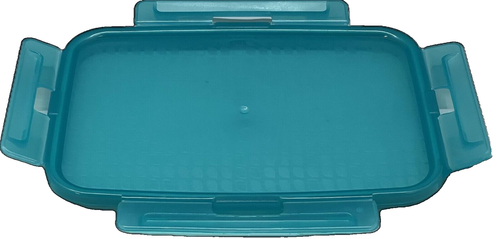 Snapware Airtight Replacement Lid 2 Pack 1.5L 6 Cup 8.5x6.25 TransparentBlue NEW - Picture 4 of 4