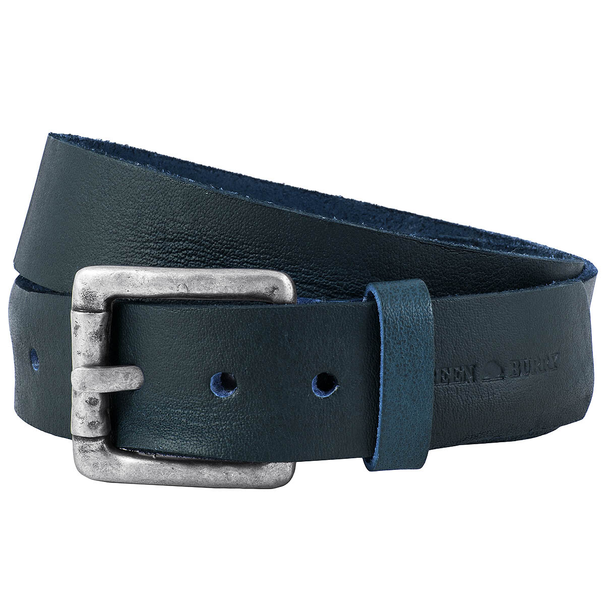 Джинсовый ремень Greenburry из натуральной кожи с булавочной пряжкой в винтажном стиле GB2570 4090₽