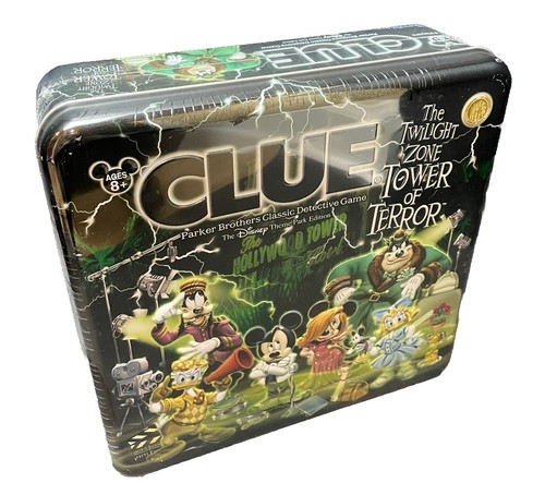 Clue Twilight Zone Tower of Terror Parker Disney Park Edition - Sealed