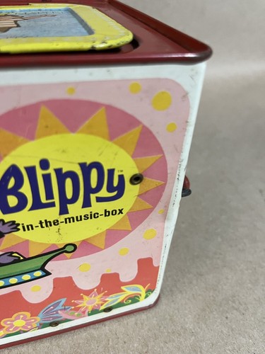 1968 BLIPPY THE MOON MAN JACK IN THE BOX MATTEL Alien Raro Opere Giocattoli Vintage - Foto 15 di 16
