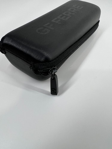 GF Ferre eye sun glasses case black semi hard zip around spectacle protector - Picture 4 of 8