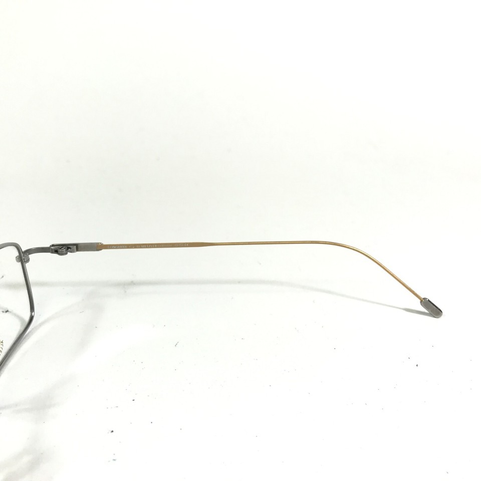 Longines by Metzler MOD 4356 023 Eyeglasses Frames Silver Gold 50-19 ...