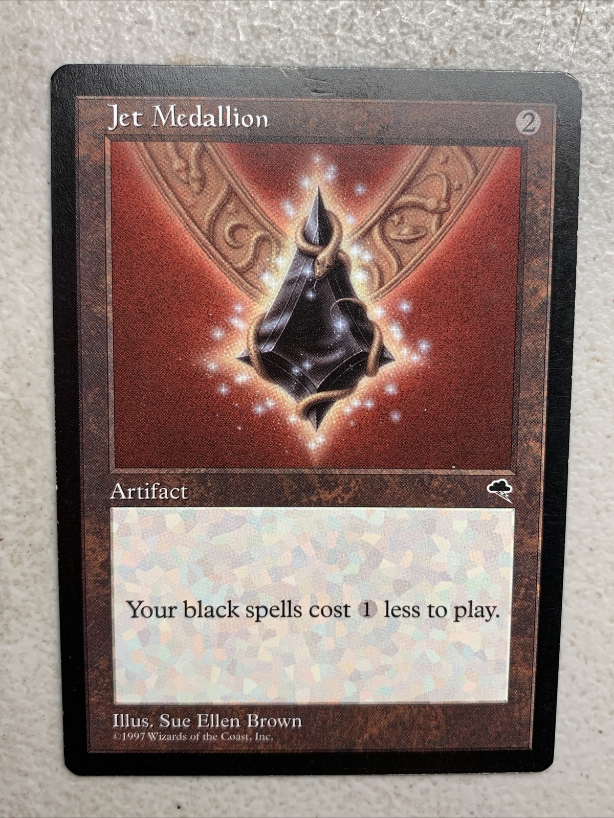 Jet Medallion X1 Tempest Mtg Magic the Gathering Artifact Rare