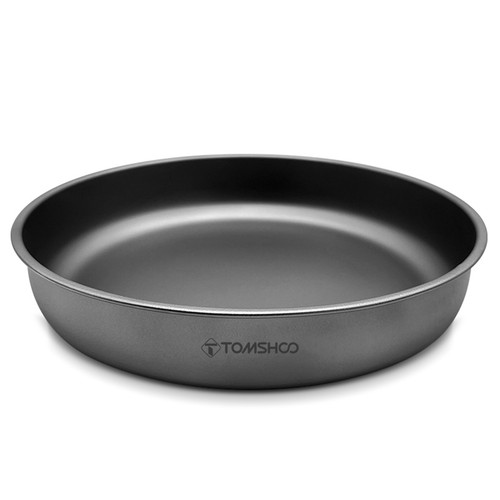 TOMSHOO Lightweight Titanium Frying Pan for Camping Backpacking Picnic BBQ H6S8 - Picture 7 of 7