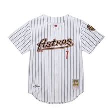 Houston Astros Craig Biggio #7 Mitchell & Ness White 2001 MLB Authentic Jersey