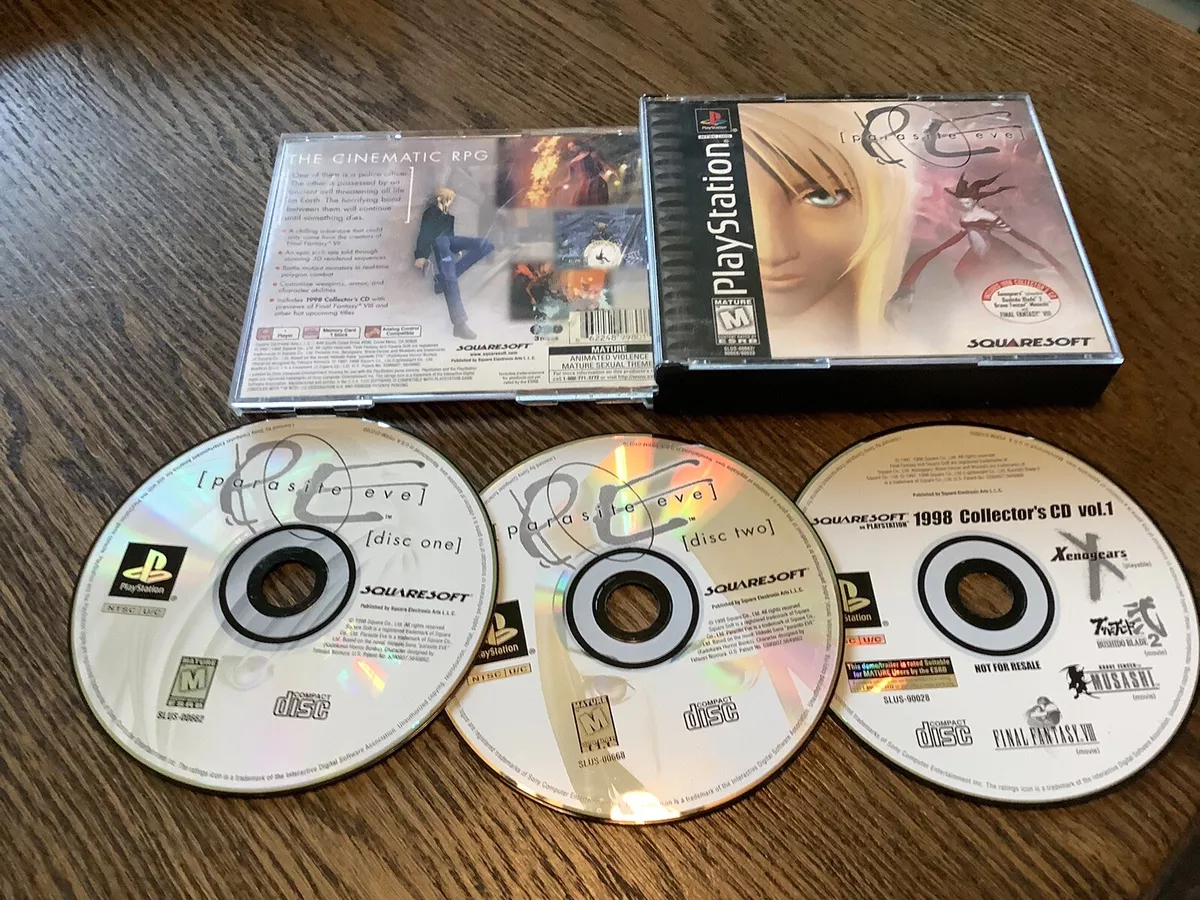 Rare Ps1 Playstation 1 Parasite Eve Video Game Complete