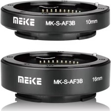 MACRO LENS EXTENSION TUBE SET for Sony E- Mount (1Omm & 16mm) E - MOUNT