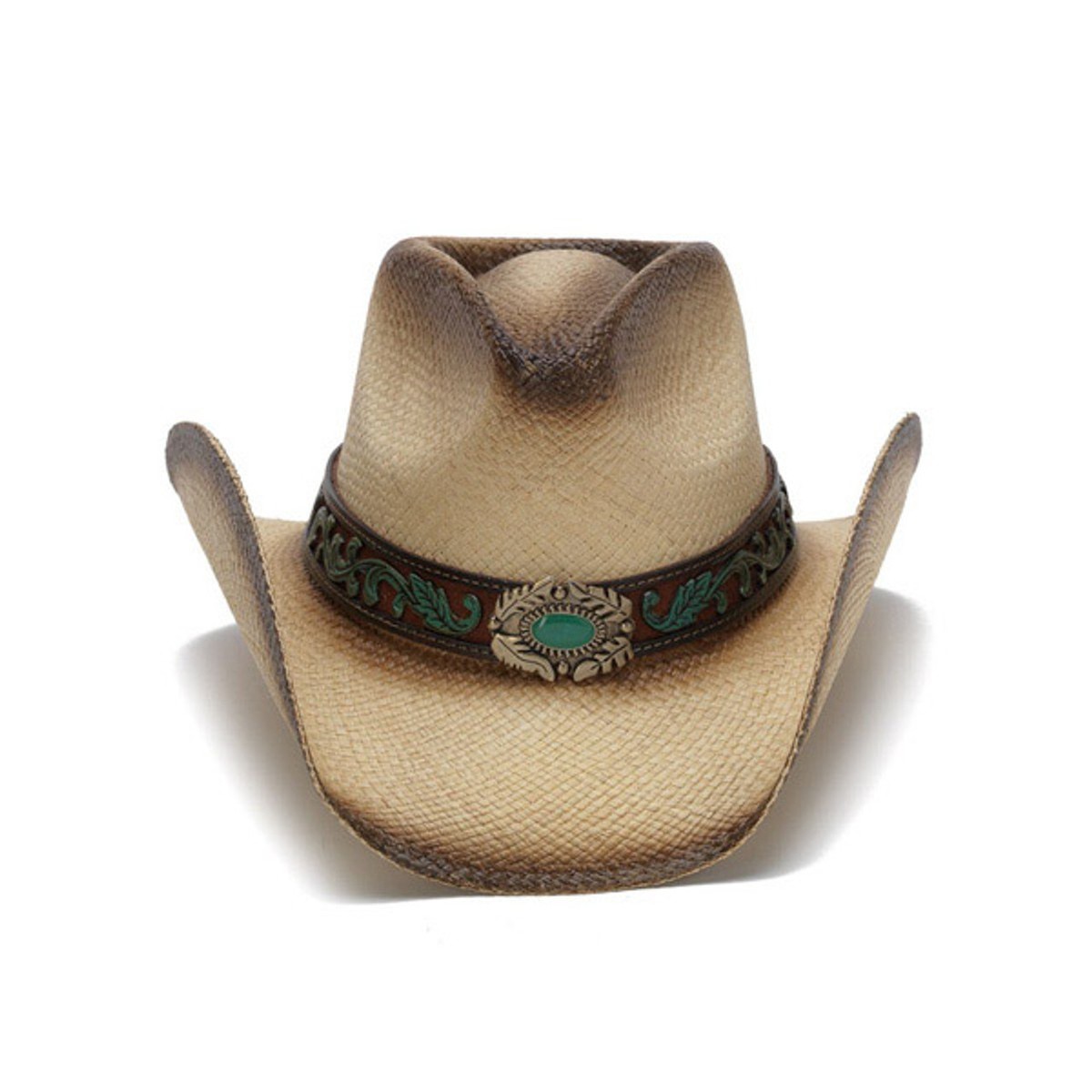 Stampede Turquoise Western Cowboy Hat with Decorative Band Size M Turquoise Cowgirl Custom Charlie 1 Horse Boho Western Hat - Etsy main image 3