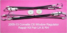 2005-13 Corvette C6 Window Regulator Repair Kit Pair Front LH & RH