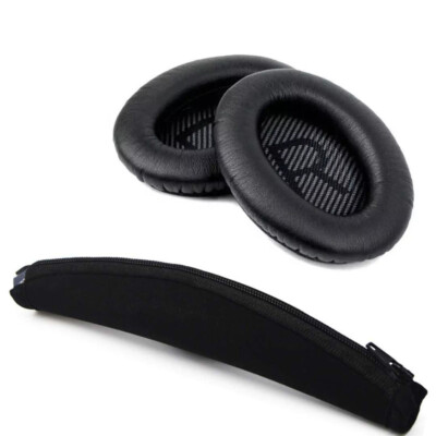 Replacement Ear Pads Soft Cushions for Bose Quiet Comfort 35 QC35 II/I 25 15 AE2