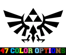 Vinyl Decal Truck Car Sticker Laptop - Legend Of Zelda Link Tri Force