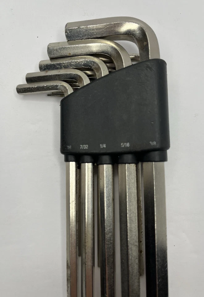 Wiha Tools SAE Allen Hex Wrench #35295 Set Nickel Plated 13pc Set Plastic Holder - Image 4 of 4