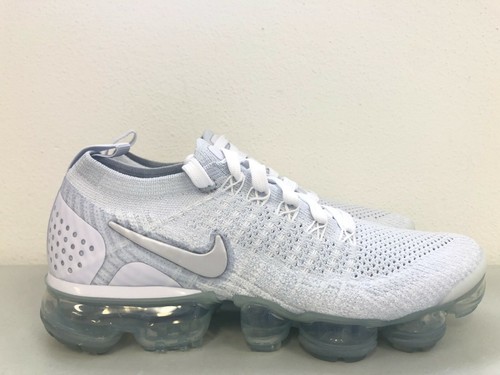 nike air vapormax flyknit white vast grey