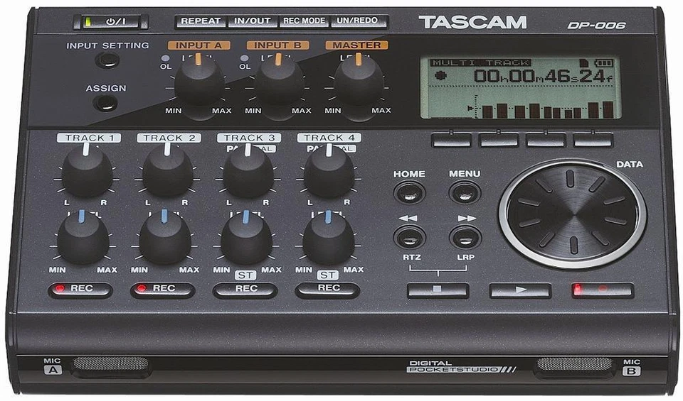 Tascam - DP-006 - 6-track Digital Pocket Studio - Image 2 of 4