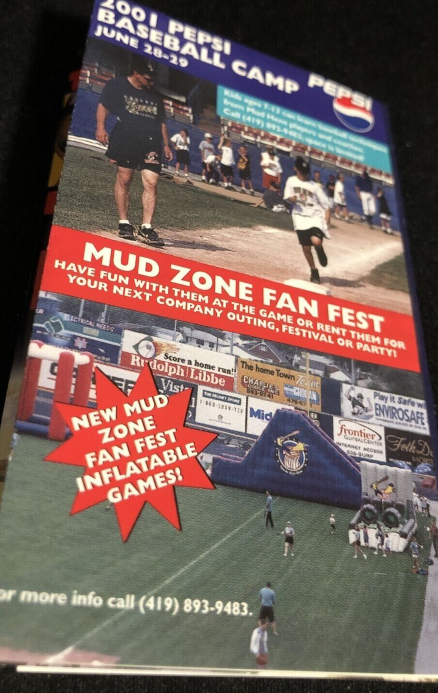 2001 Toledo Mudhens Pocket Schedule Detroit Tigers Pepsi | eBay 2001 Toledo Mudhens Pocket Schedule Detroit Tigers Pepsi | eBay